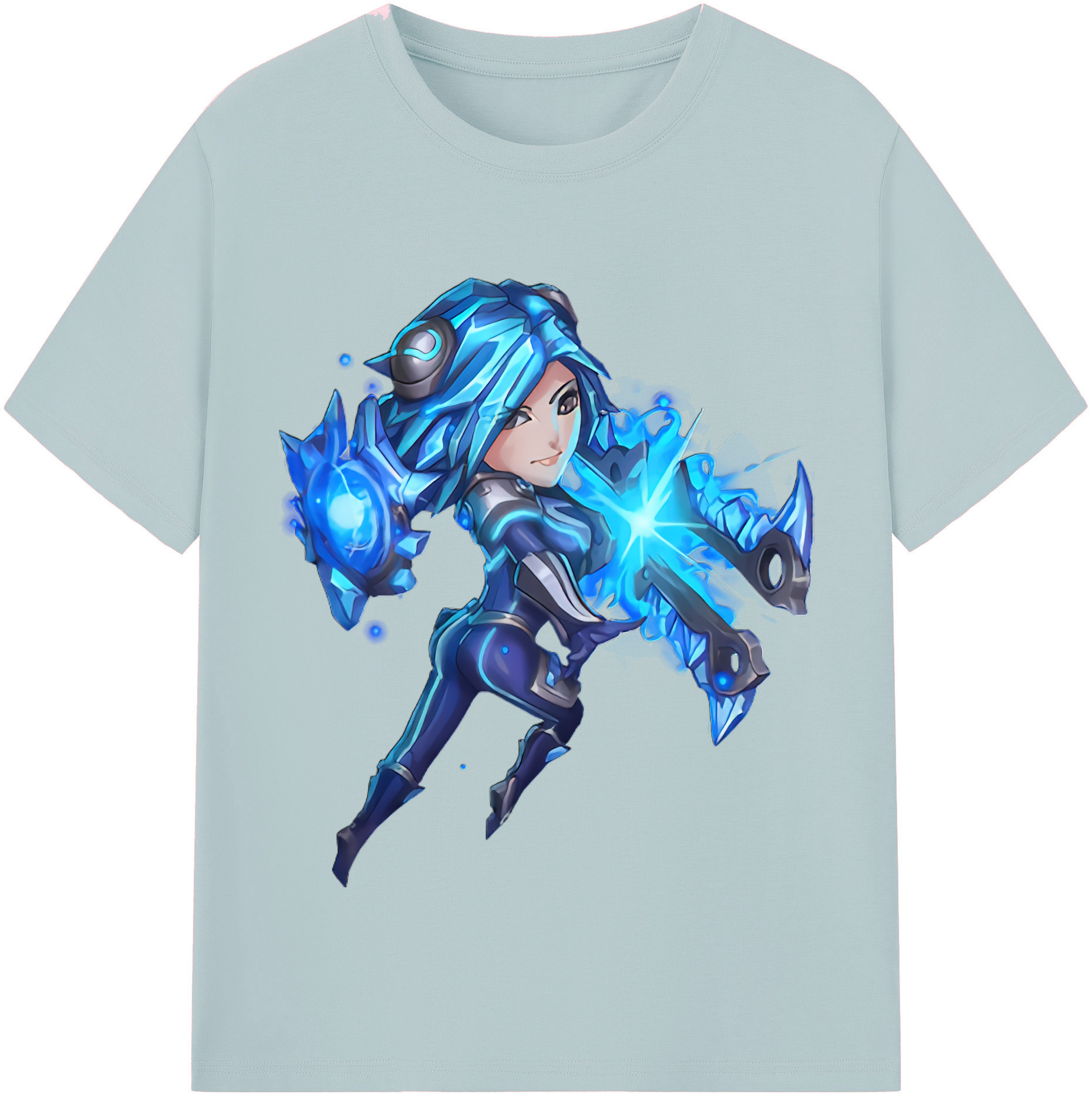 リーグ・オブ・レジェンド League of Legends LOL 綿100％半袖Tシャツ（フロントプリント）